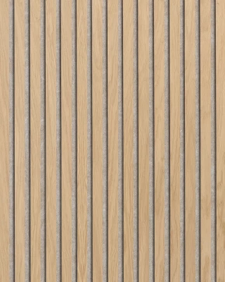 WOOD ON WALL AKUSTIKPANEL EK - LJUSLACKAD hos Reptilaudio.se