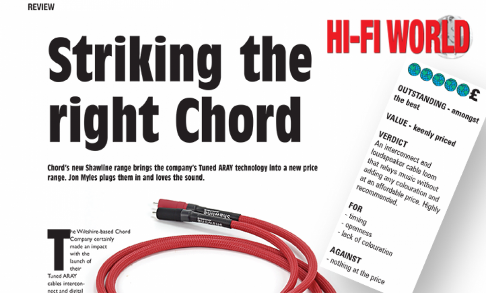 CHORD COMPANY Shawline RCA Reptil Audio