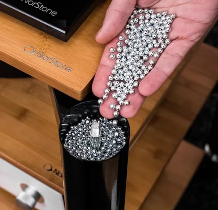 Acoustic metal beads