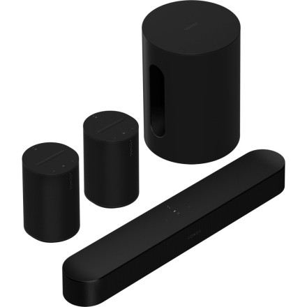 Beam + Sub Mini + två Era 100 Svart