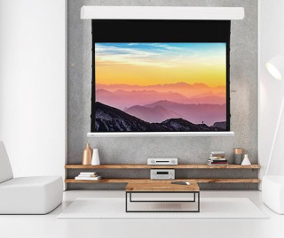 EUROSCREEN Loke Electric Draper-ER ReAct 3.0 Tab Tension 16:9 Svartmaskering 230cm x 129,5cm hos Reptilaudio.se